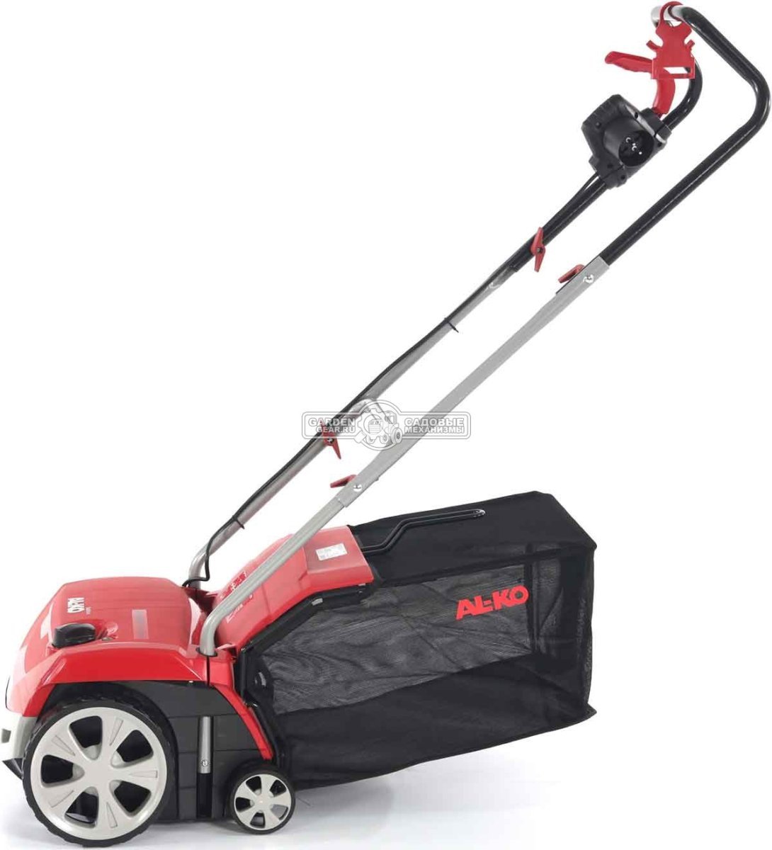 Вертикуттер - аэратор электрический Al-Ko VL 38 E Gudenaa (PRC, 1300 Вт, 38 см, ножи+пружины, пластик, 55 л, 13.8 кг)