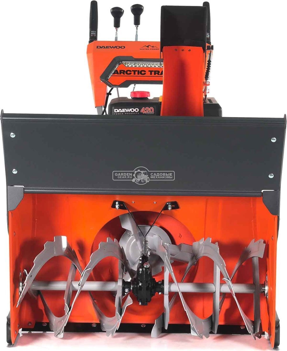 Снегоуборщик Daewoo DAST 1590 гусеничный (PRC, 88 см., Daewoo, 420 см3, эл/стартер 220В, фара, 3-х угольные гусеницы, 140 кг.)
