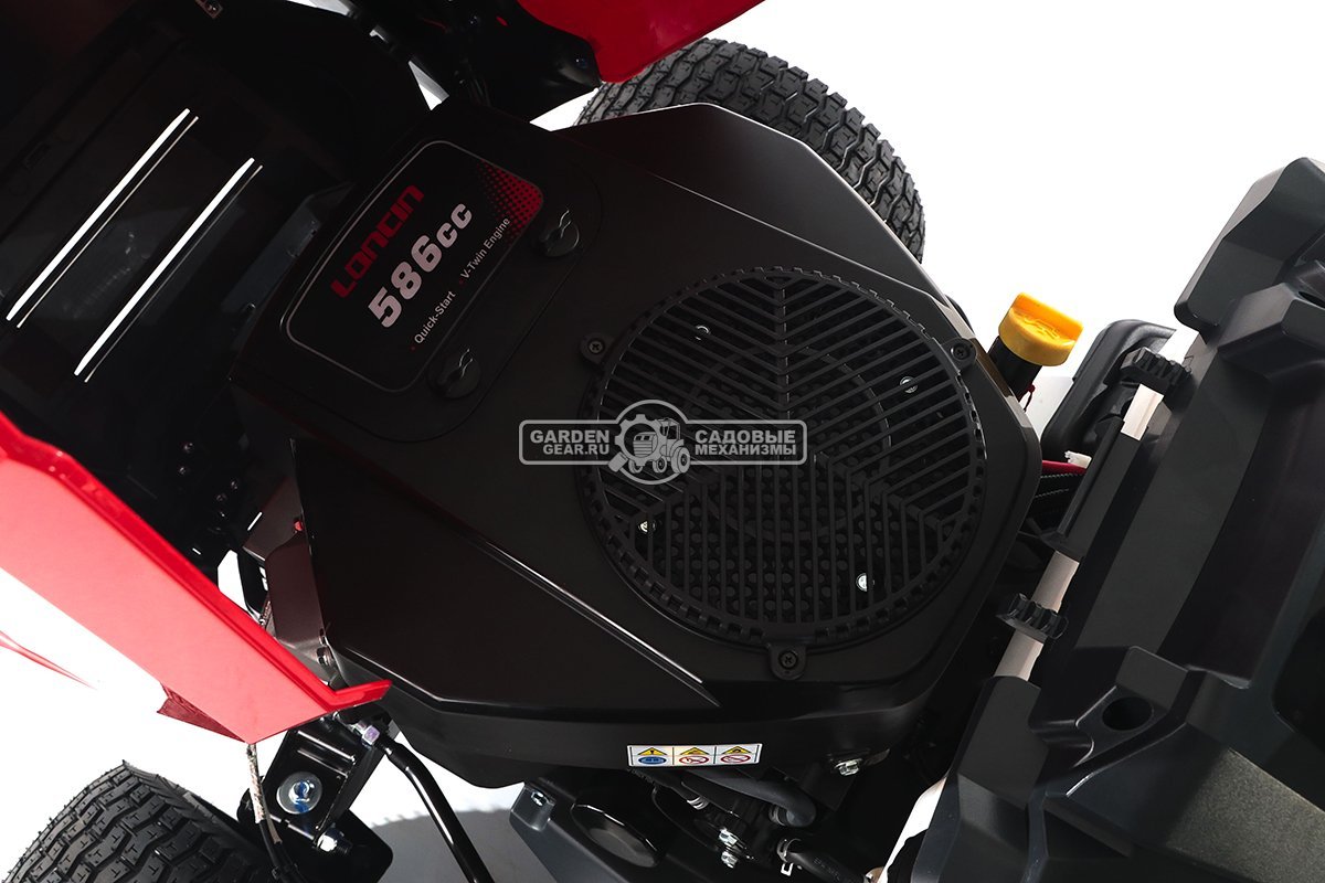 Садовый трактор ZimAni TC107HV (PRC, Loncin 586 куб.см., гидростатика, травосборник 320 л, ширина кошения 107 см, LED панель, 195 кг)