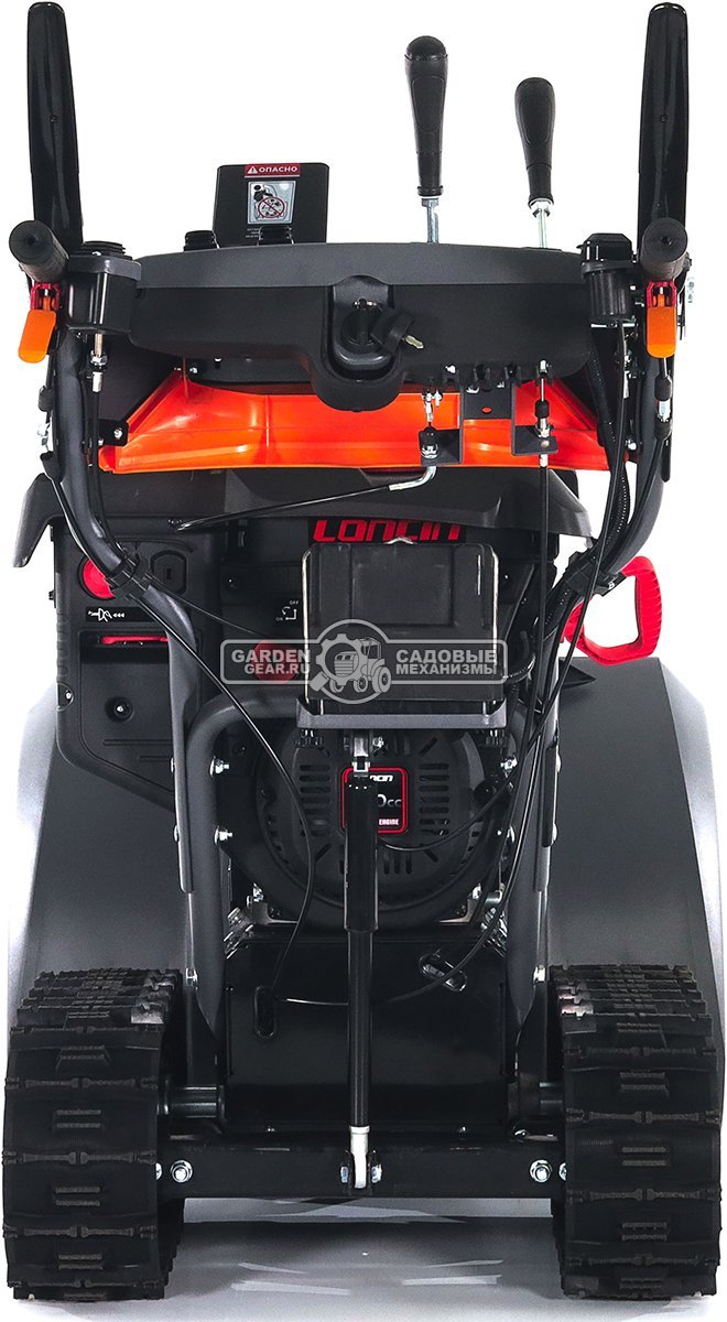 Снегоуборщик Villartec WB1576ET Hydro гусеничный (PRC, 76 см, Loncin 420 см3, эл/стартер от АКБ 12В, дифференциал, фара, 141 кг)