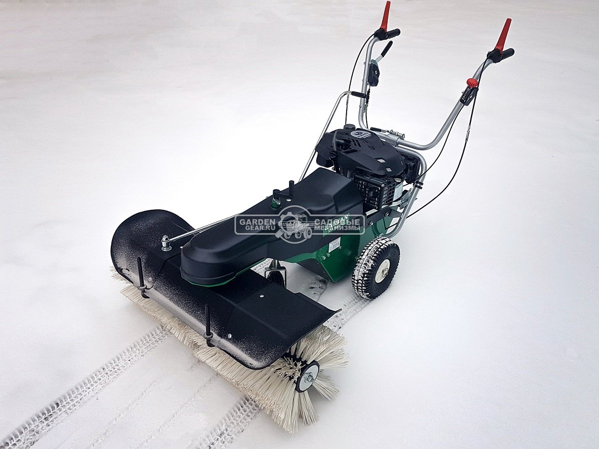 Подметальная машина Caiman SM 1000W с зимней щеткой (GER, Subaru EA190V, ширина 100 см., диаметр 33 см., 5 вперед с вариатором, 85 кг.)