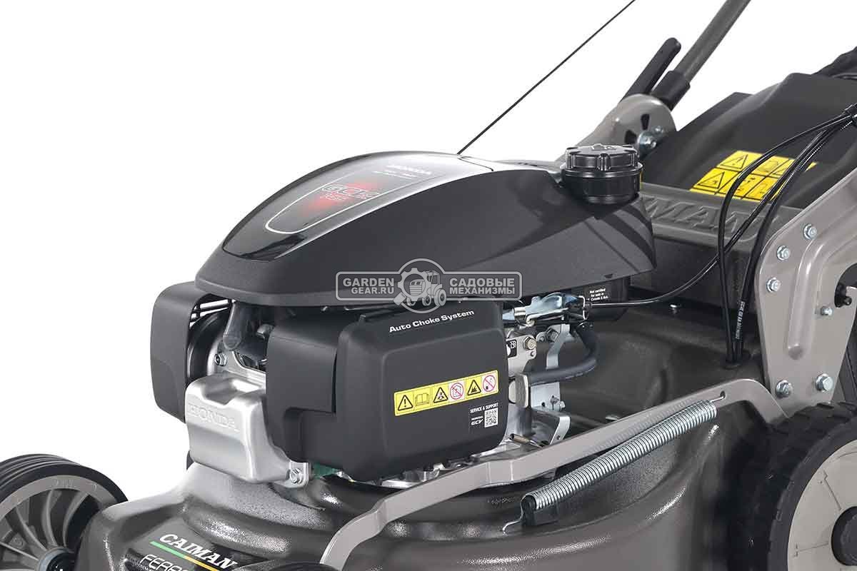 Газонокосилка бензиновая Caiman Ferro 47HV (RUS, 47 см, Honda GCVx 145, 146 см3, сталь, 4 в 1, 50 л, 41.2 кг)