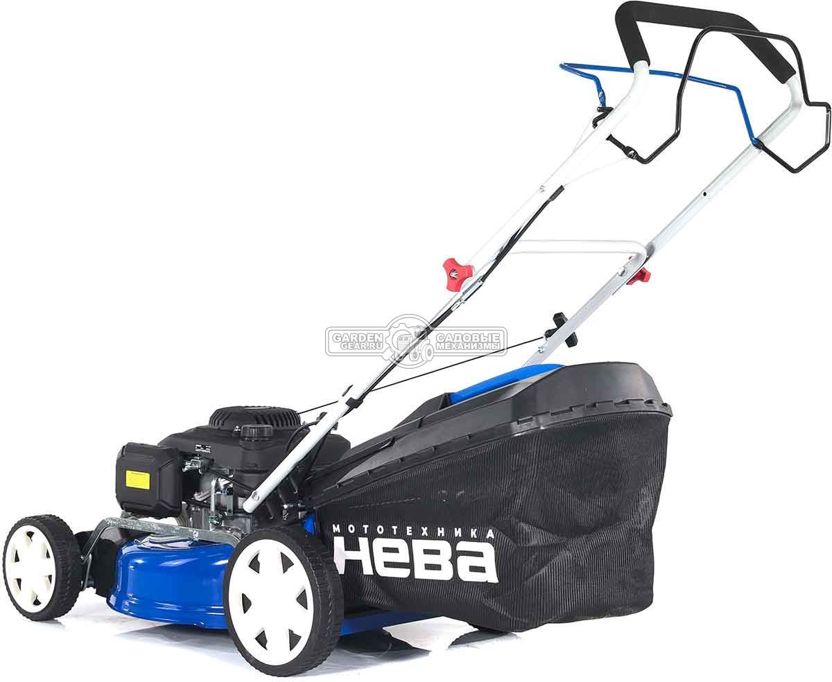 Газонокосилка бензиновая Нева SLP51-LC196 (PRC, 51 см, Нева 196 см3, сталь, 65 л, 3 в 1, 40 кг)