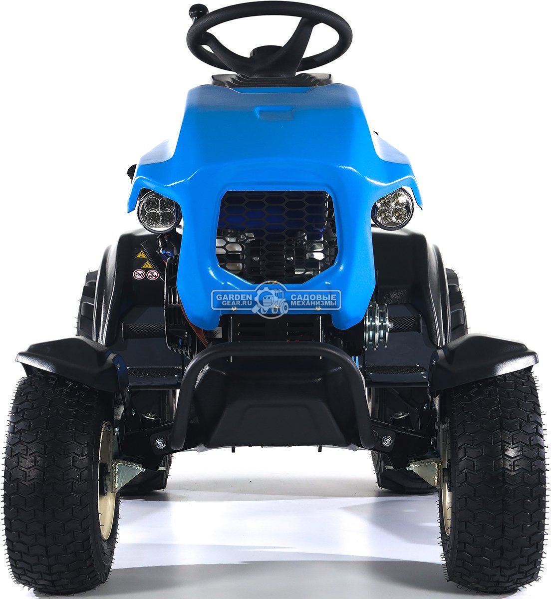 Садовый трактор Нева MT1-ZS (RUS, дека 110 см. - опция, Zongshen GB420SE, 420 см3, механич.трансмиссия, фара, боковой выброс, 395 кг)