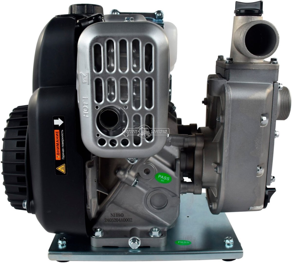 Мотопомпа бензиновая EVOline XG 15 для чистой воды (PRC, Zongshen NH80, 79 куб.см., 250 л/мин., 20 м., 1,5", 13 кг.)