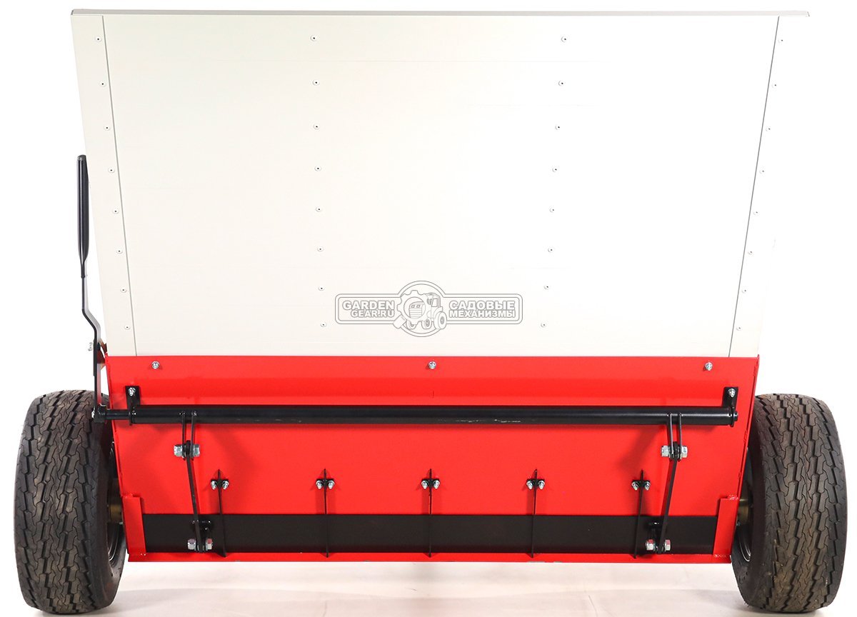 Разбрасыватель TOSS E-1200 для засыпки покрытия кварцевого песка и резиновой крошки (RUS, бункер 1200 л., 2000х1400х1360 мм, 260 кг.)