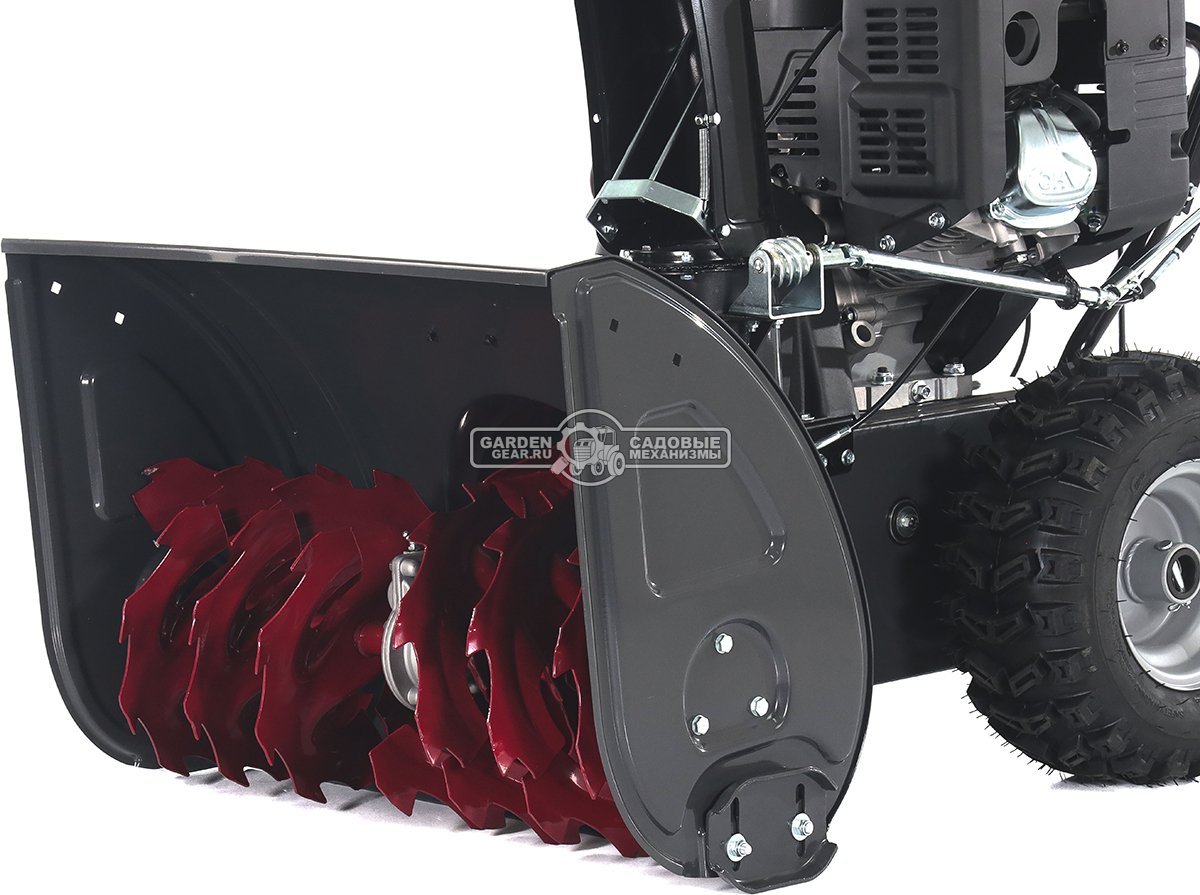 Снегоуборщик Evoline SBG 700 LE (PRC, 70 см, Loncin 383 см3, эл/стартер 220В, фара, автоматич. дифференциал, скорости 6/2, подогрев рукояток,120 кг)