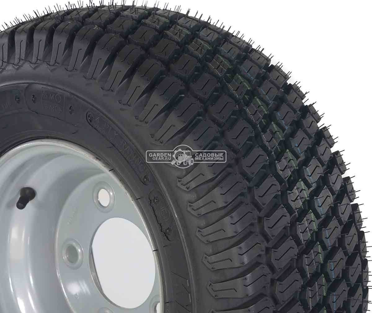 Колесо с шиной в сборе Baumech Газон 20,5x8.00-10 Kenda K513 65A4/76A4 TL Диск 6.00x10 5/94/140 d18.5 R14 ET0 Silver