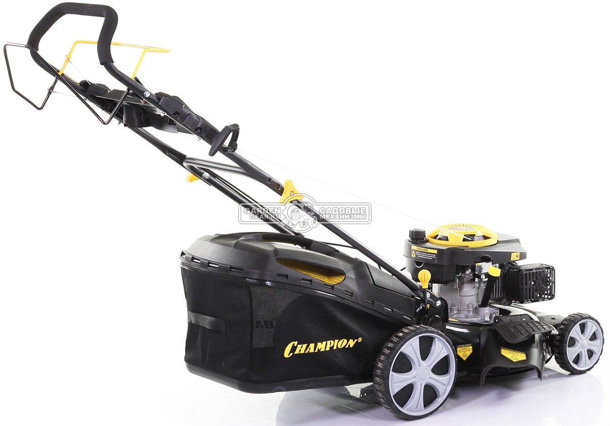 Газонокосилка бензиновая Champion LM5131 (PRC, 50 см, Champion, 173 см3, сталь, 3 в 1, 60 л, 35 кг)