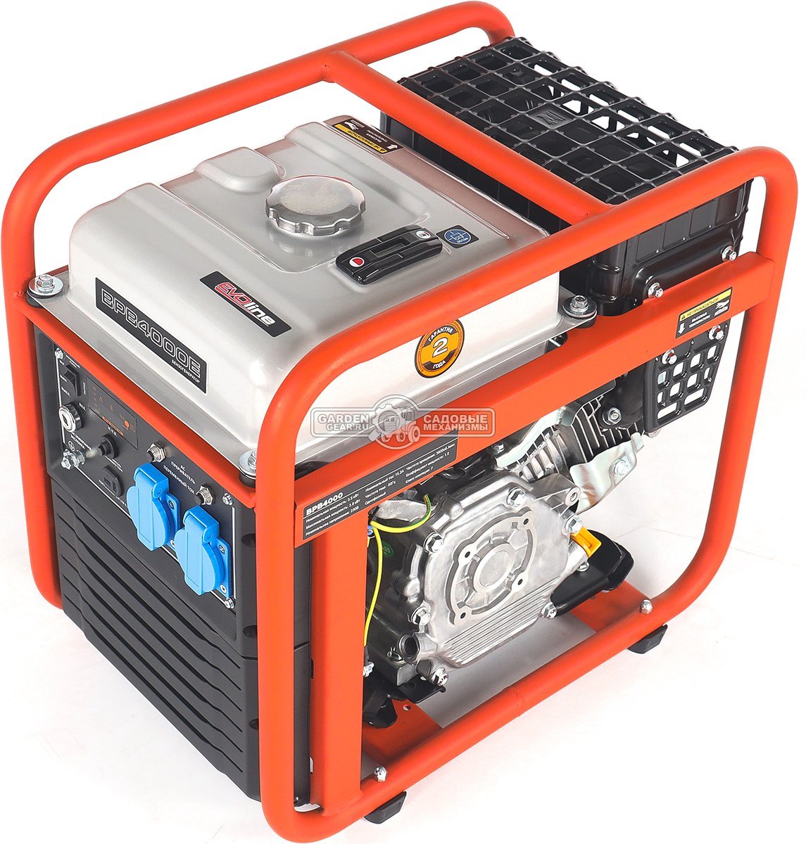 Бензиновый генератор инверторный EVOline BPB 4000 (PRC, 224 см3, 3.8/3.5 кВт, 11 л, 33 кг)