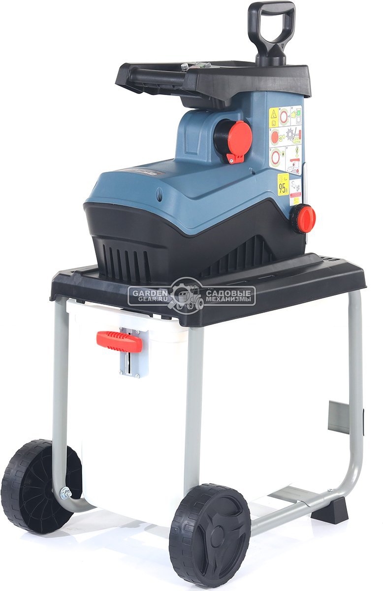 Садовый измельчитель веток электрический Senix SDE28-M-EU (PRC, 2800 Вт, ветки до 45 мм., валик с ножами, 19.2 кг) 