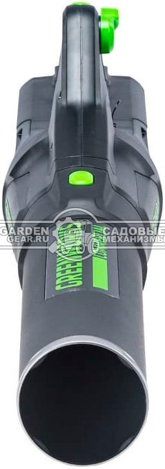 Воздуходувка аккумуляторная GreenWorks GD82ABII без АКБ и ЗУ (PRC, BL 82В, 225 км/ч, 21.5 м3/мин, 2.6 кг)