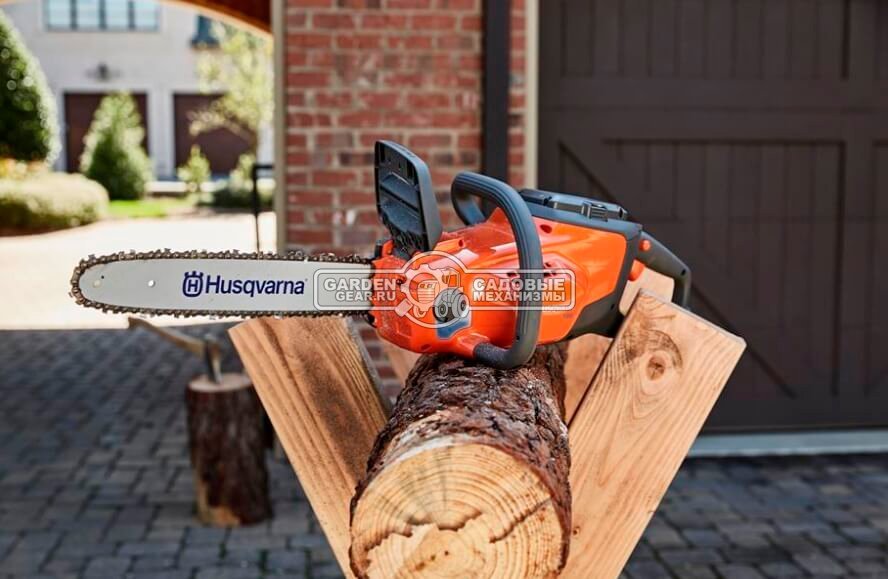 Пила аккумуляторная цепная Husqvarna 120i 12" с АКБ B140 и QC250 (PRC, Li-Ion, 36В, натяжение цепи без инструмента, H38, 3/8" mini, 1,1 мм., 3,0 кг.)