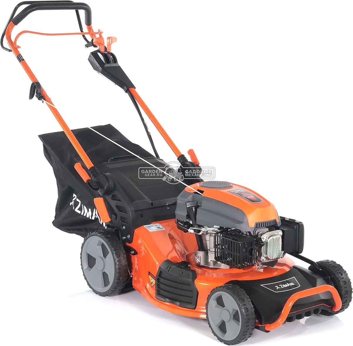 Газонокосилка бензиновая ZimAni LC353V (PRC, 53 см, ZimAni, 196 см3, 3 в 1, 80 л, Quattro Blade, вариатор, 46,5 кг)