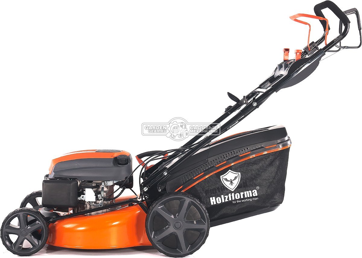Газонокосилка бензиновая Holzfforma LC251V (PRC, 51 см, 196 см3, 3 в 1, Quattro Blade, вариатор, 65 л, 35 кг)