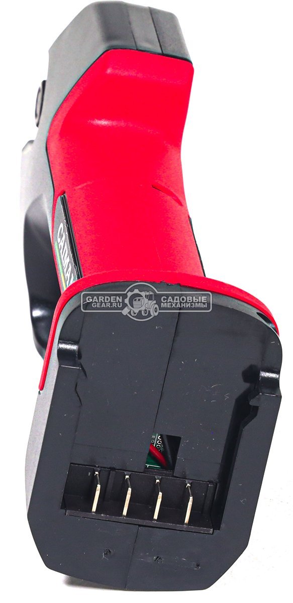 Секатор аккумуляторный Caiman CN-10005 с 2 АКБ и ЗУ (PRC, 14.4В, 4.0 А/ч, диаметр реза 35 мм, бесщеточный двигатель, 1,1 кг.) 