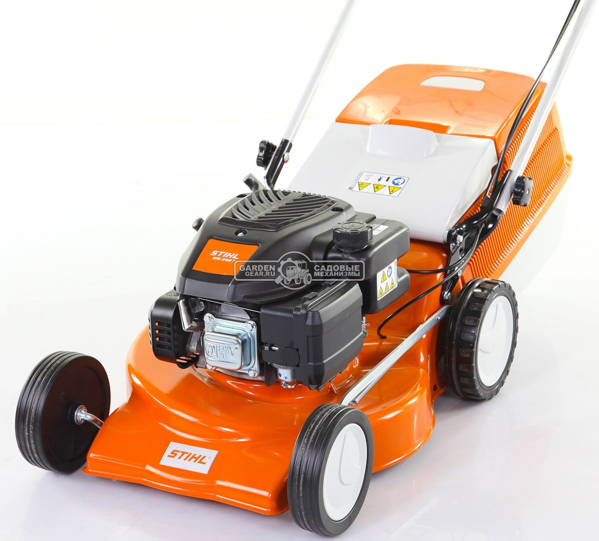 Газонокосилка бензиновая Stihl RM 248.1 T (AUT, 46 см., самоходная задний привод, Stihl EVC 200.2, 139 куб.см., сталь, 55 л., 28 кг.)