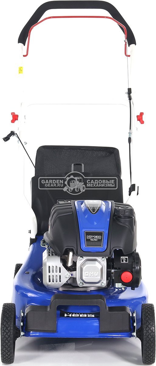 Газонокосилка бензиновая несамоходная Нева KCL17C (PRC, 43 см, Нева NP130A, 132 см3, сталь, 50 л, 26 кг)