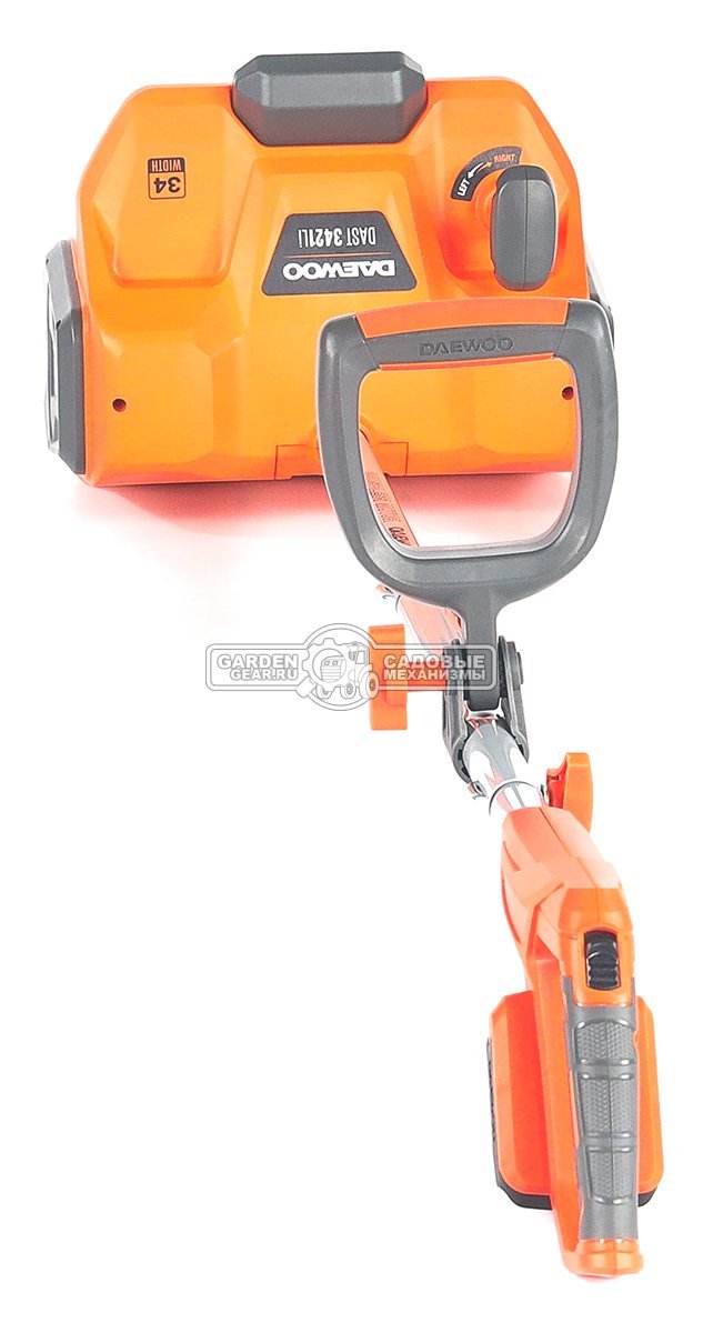 Снегоуборщик аккумуляторный / лопата Daewoo DAST 3421Li SET c АКБ 4 А/ч и ЗУ (PRC, BL 21В, ширина 34 см, 4.3 кг)