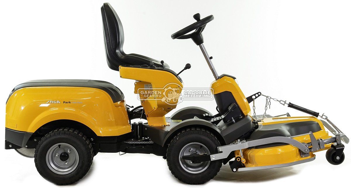 Садовый райдер Stiga Park 740 PWX 4WD без деки (ITA, B&S Vanguard 18, V-Twin, 570 куб.см., гидростатика, полный привод, 221 кг.)