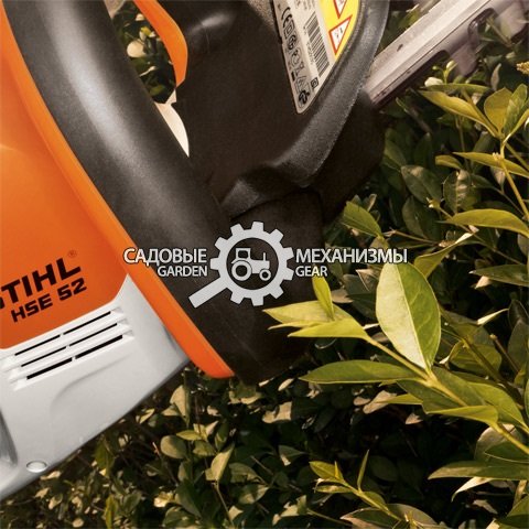 Кусторез электрический Stihl HSE 52 нож 50 см (460 Вт., расстояние между зубьями 23 мм., 3.1 кг)