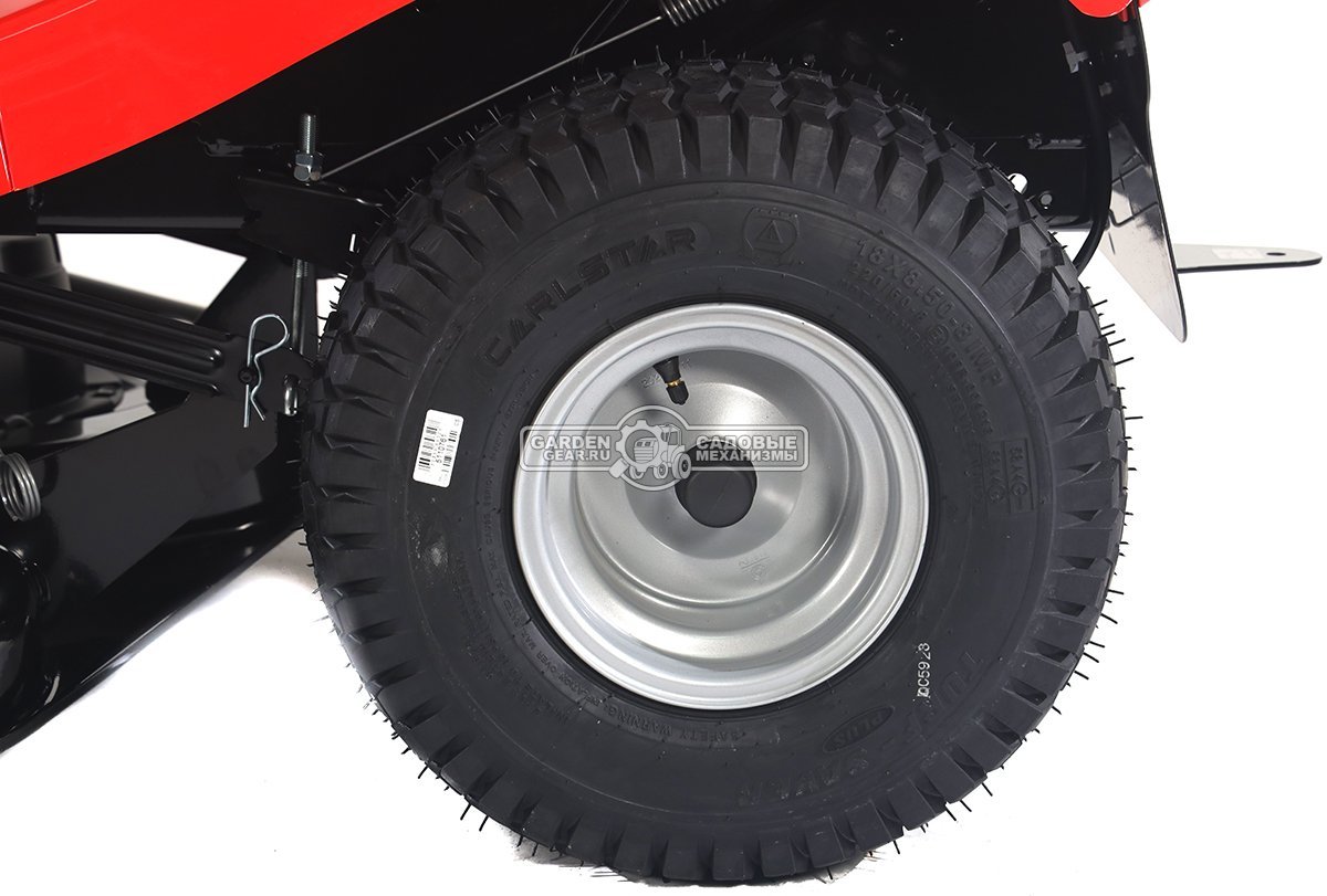 Садовый трактор SABO 110-S (GER, Sabo V-Twin, 708 куб.см., гидростатика, боковой выброс, мульчирование, ширина кошения 110 см, 234 кг.)