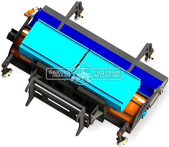 Щетка с передним бункером МЕТАТЭКС c угловой щеткой