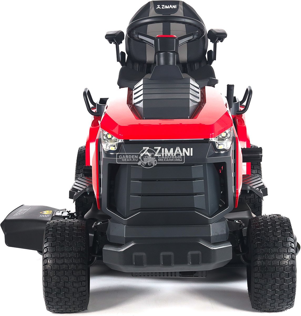 Садовый трактор ZimAni TS108HVD MY2025 (PRC, Loncin 586 куб.см., гидростатика, дифференциал, боковой выброс, шир. кошения 108 см, LED панель, 175 кг)