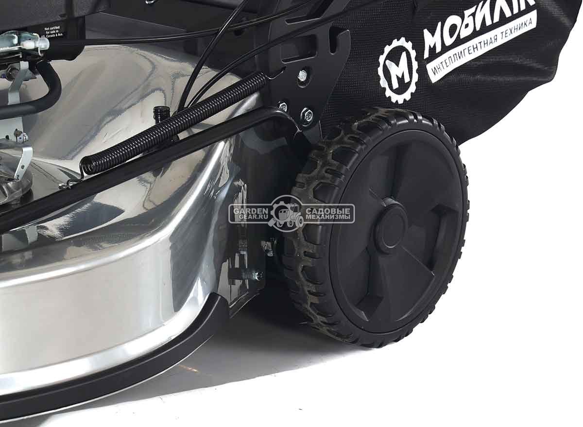 Газонокосилка бензиновая Мобил К XM553 Премиум (PRC, 53 см, Honda GCV200, 201 см3, вариатор, сталь, 4 в 1, 75 л, 45,5 кг)