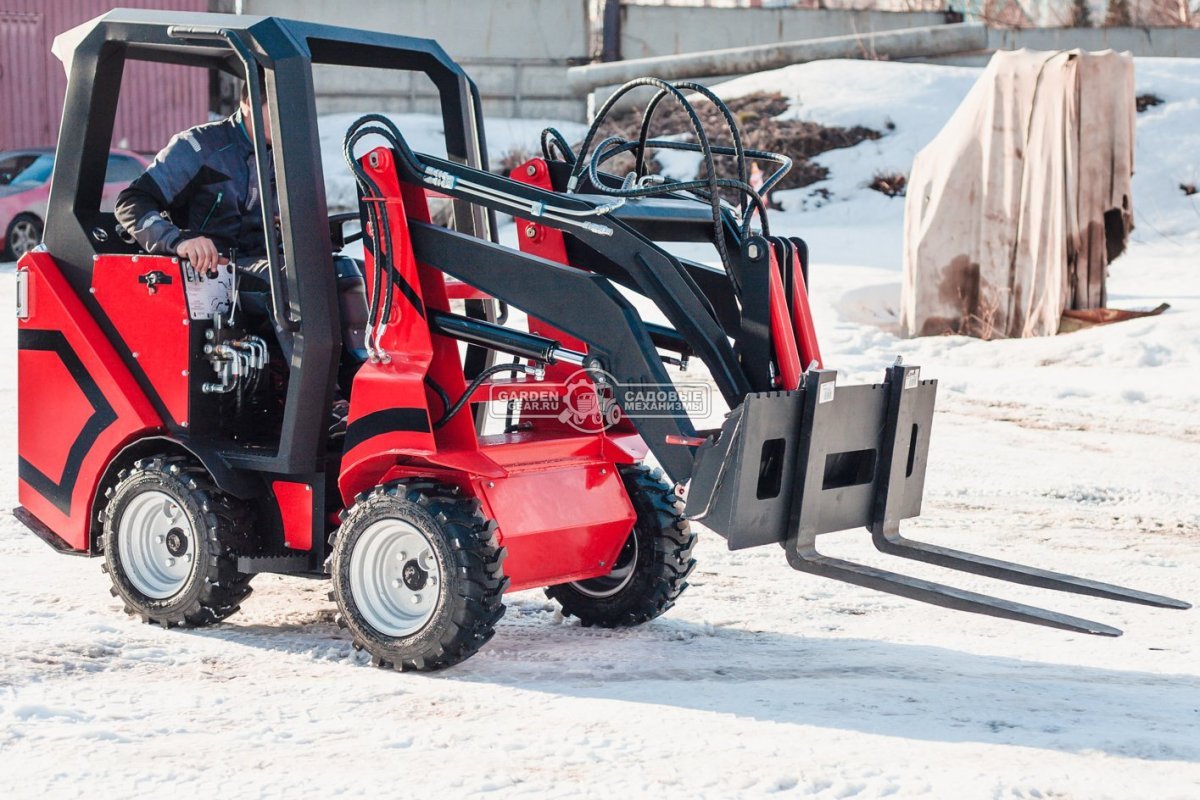 Вилы погрузочные RED 105 см. для мини-погрузчика, 148 кг.