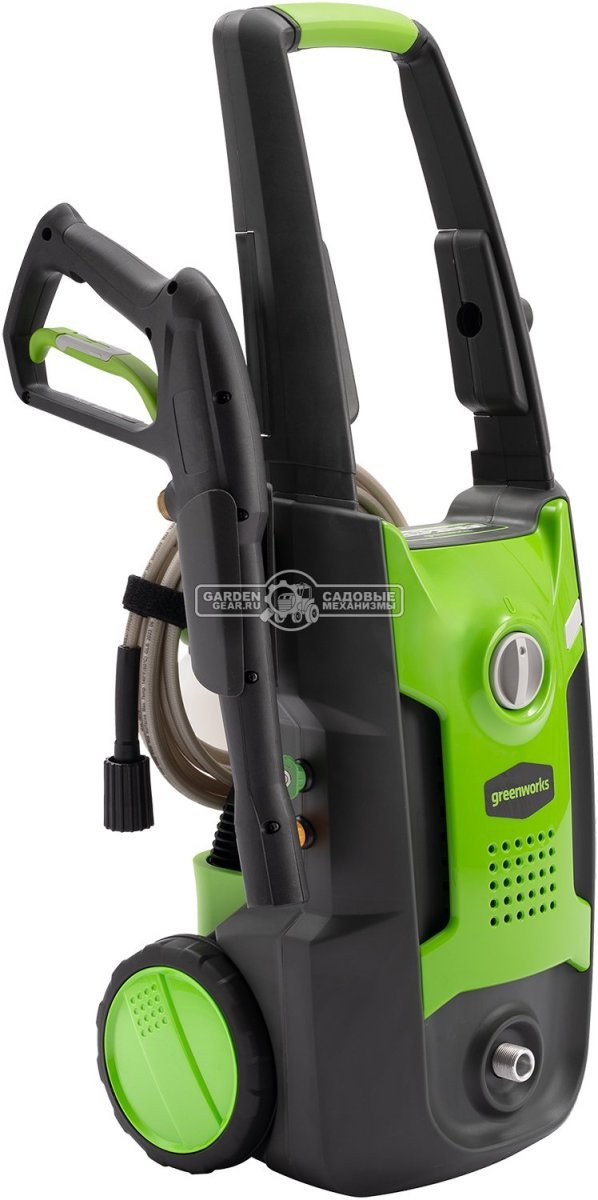 Мойка высокого давления GreenWorks GPWG3II (PRC, 1700 Вт, 120 бар, 400 л/ч, вес 7.6 кг)