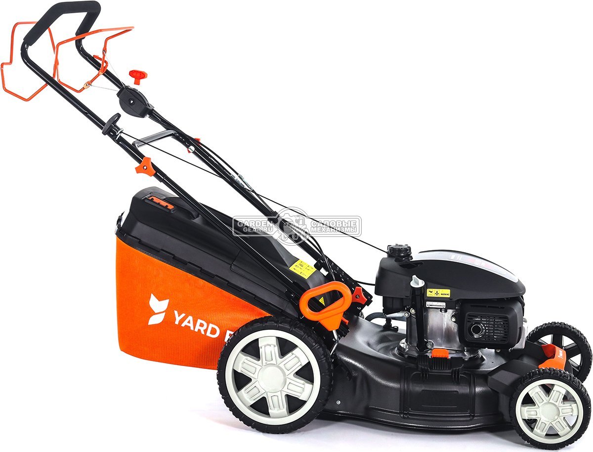 Газонокосилка бензиновая Yard Fox 53SH V (PRC, 53 см, Honda GCV200, 202 см3, вариатор, сталь, 3 в 1, 60 л, 36.8 кг)
