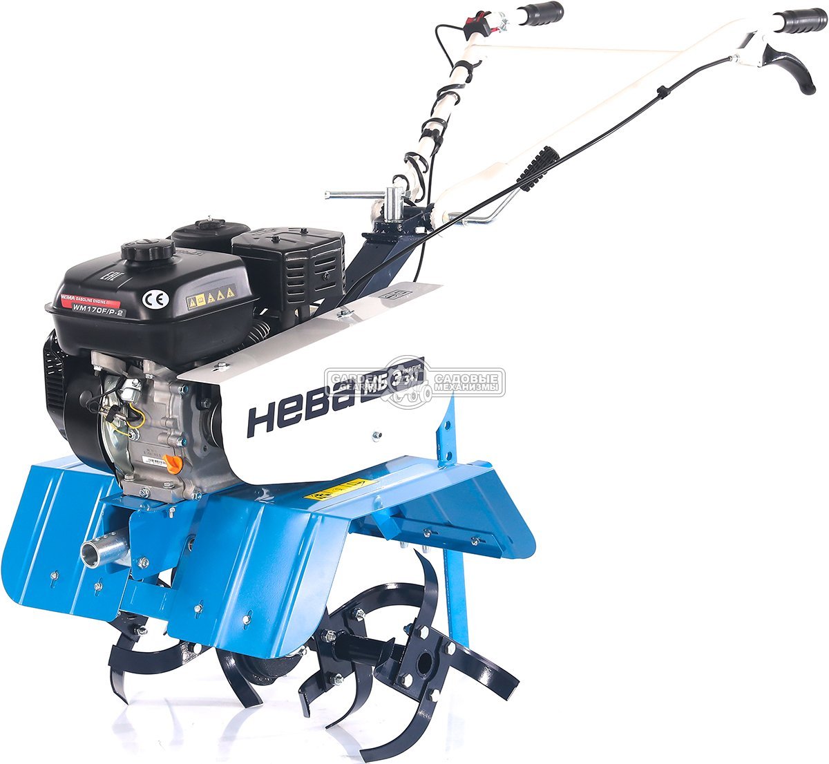 Мотоблок Нева МБ Энергия 3+1 (RUS, колеса 4,00х10, Weima WM 170 F/P, 212 см3, 60 см, 3 вперед/1 назад, шкив А, 62.5 кг)