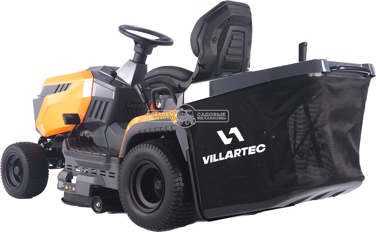 Садовый трактор Villartec MR1690H (PRC, Loncin 452 куб.см., LED дисплей, гидростатика, травосборник 320 л, ширина кошения 90 см, 187 кг.)