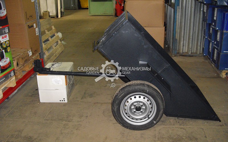 Тележка прицепная РВС с механизмом опрокидывания (750 кг, Россия)