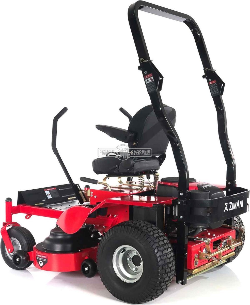 Садовый райдер ZimAni XT5 127 H-Pro с усиленной декой с нулевым радиусом разворота (PRC, Honda GXV690, 688 куб.см, гидростатика, 127 см, 450 кг)