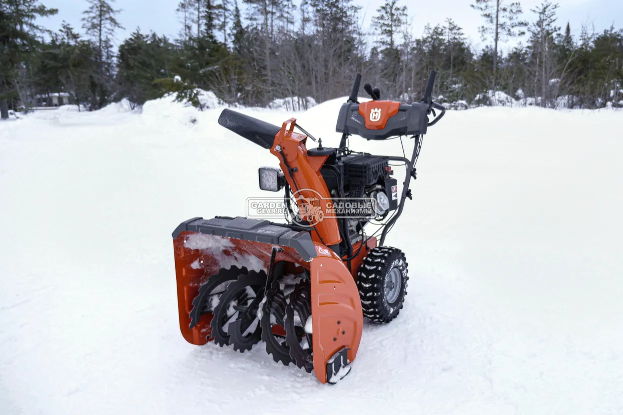 Снегоуборщик Husqvarna ST 330 (USA, 76 см., LCT, 389 куб.см., эл/стартер 220В, разблокировка колёс, боковая фара LED, 132,4 кг)