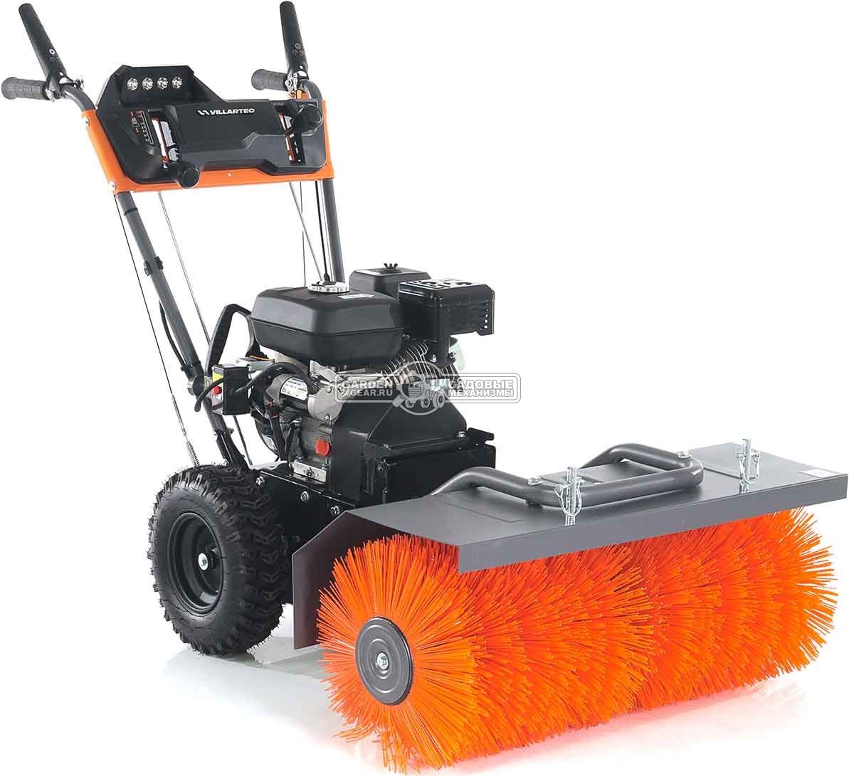 Комбимашина Villartec SW7080E с щеткой 80 см и снегоуборщиком 56 см (PRC, 7,0 л.с., 212 см3, эл/стартер, фара, скорости 5/2, 73 кг)
