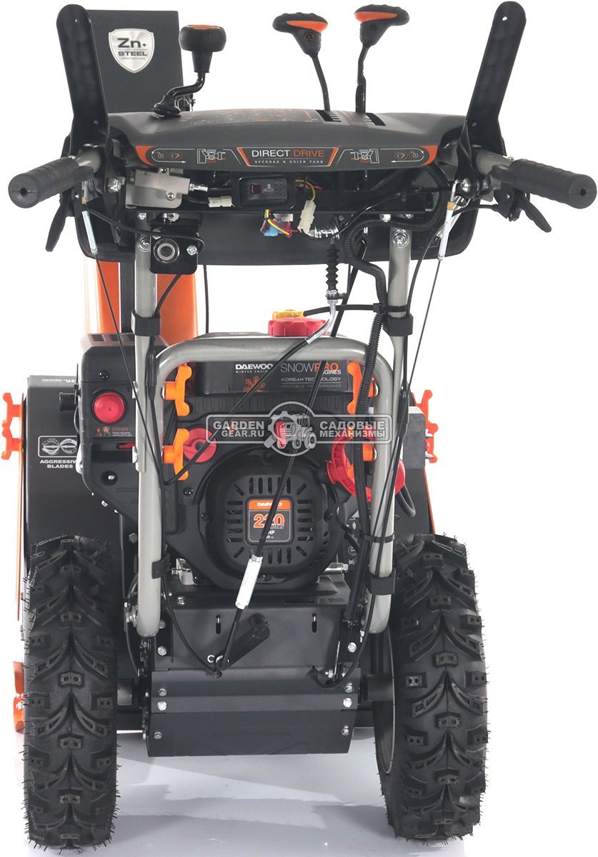 Снегоуборщик Daewoo DAST 224 MY2024 (PRC, 60 см, Daewoo, 220 см3, эл/стартер 220В, скорости 6/2, фара, подогрев рукояток, дифференциал, 93 кг)