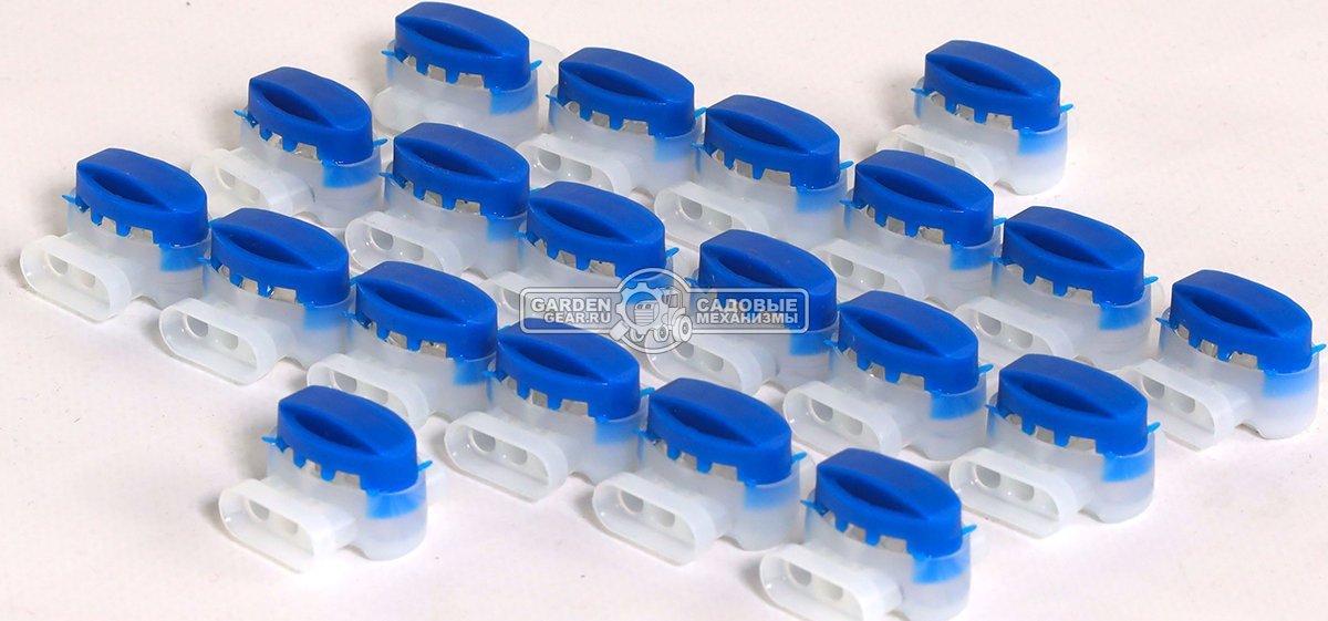 Коннектор для металлического ограничительного кабеля ZimAni 20 шт. для роботов газонокосилок