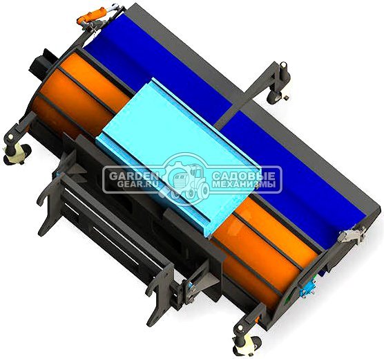 Щетка с передним бункером МЕТАТЭКС с системой гидроорошения