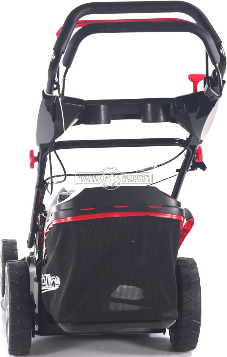 Газонокосилка бензиновая EVOline LMG 53 CVH (PRC, 53 см, Honda GCV 200, 201 см3, вариатор, 4 в 1, 70 л, сталь, 40 кг)
