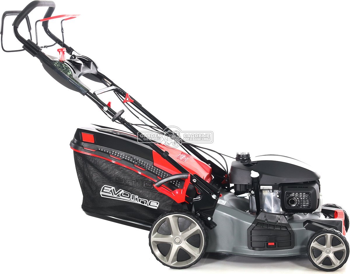 Газонокосилка бензиновая Evoline LMG 48 CVH (PRC, 48 см, Honda GCV 170, 170 см3, 4 в 1, 70 л, сталь, 34 кг)