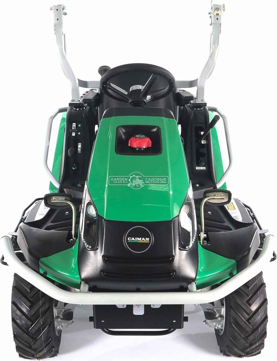 Садовый трактор для высокой травы и работы на склонах Caiman Anteo 4WD 137D2K (CZE, Kawasaki FS730 V-Twin, 726 куб.см., 132 см, дифференциал, 427 кг.)