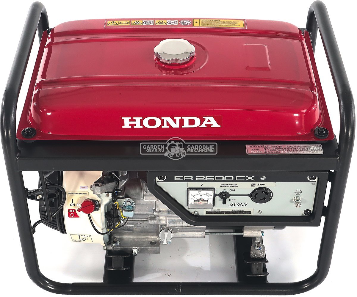 Бензиновый генератор Honda ER 2500 CXRH (PRC, Honda GP160, 163 см3, 2.0/2.2 кВт, 14.5 л, 40 кг)