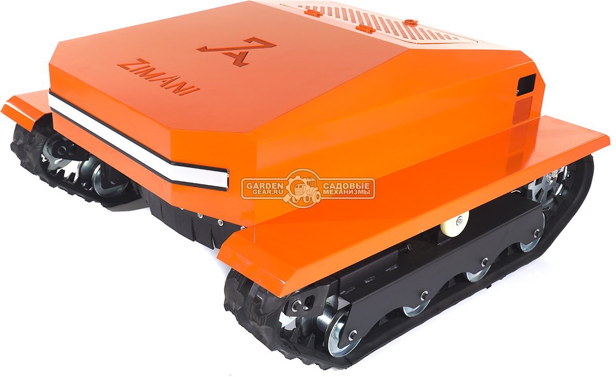 Робот газонокосилка для высокой травы и кошения склонов ZimAni RLM100 с дистанционным управлением (PRC, 90 см, Loncin 764 см3, 334 кг)