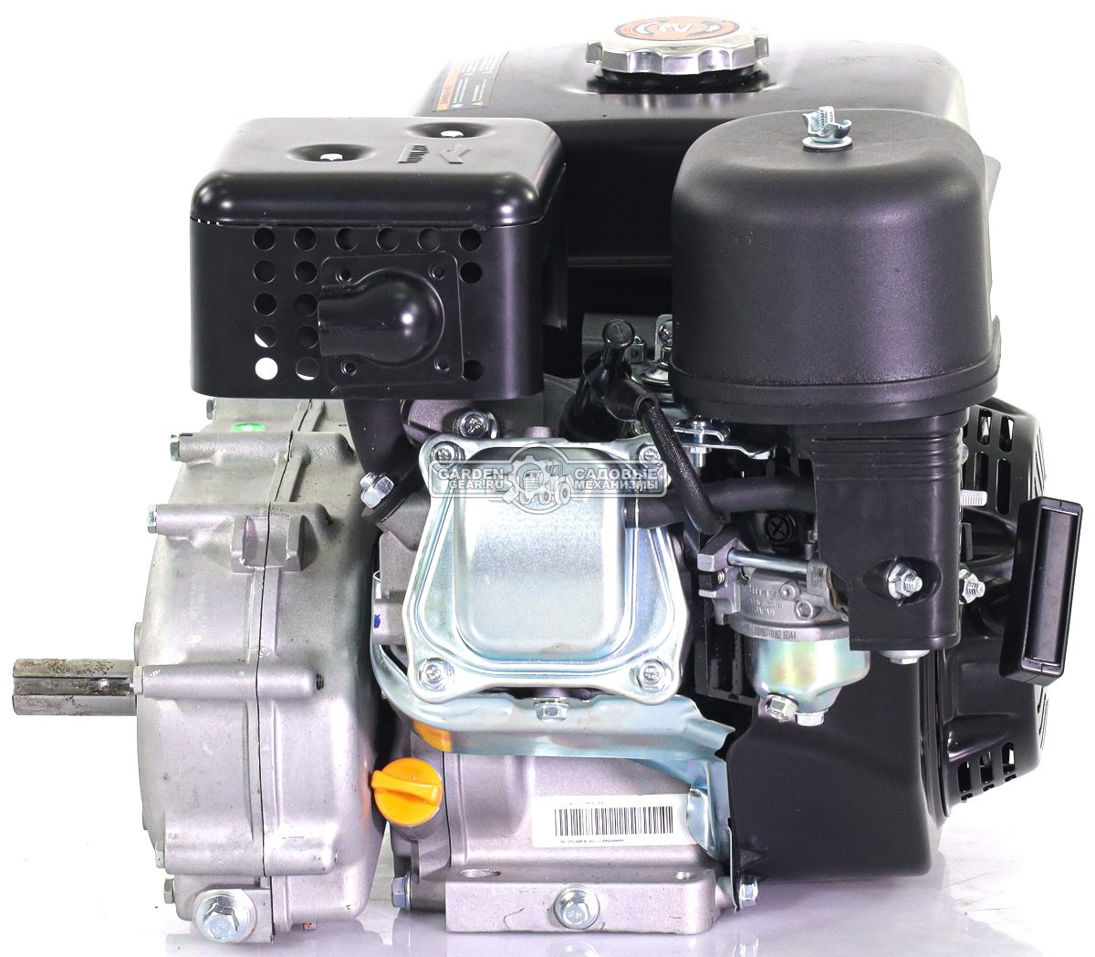 Бензиновый двигатель Zongshen ZS168FB-4 (PRC, 6.5 л.с., 196 см3, D=22 мм L= 50, шпонка, катушка освещения, понижающий редуктор 1/2, 22 кг.)
