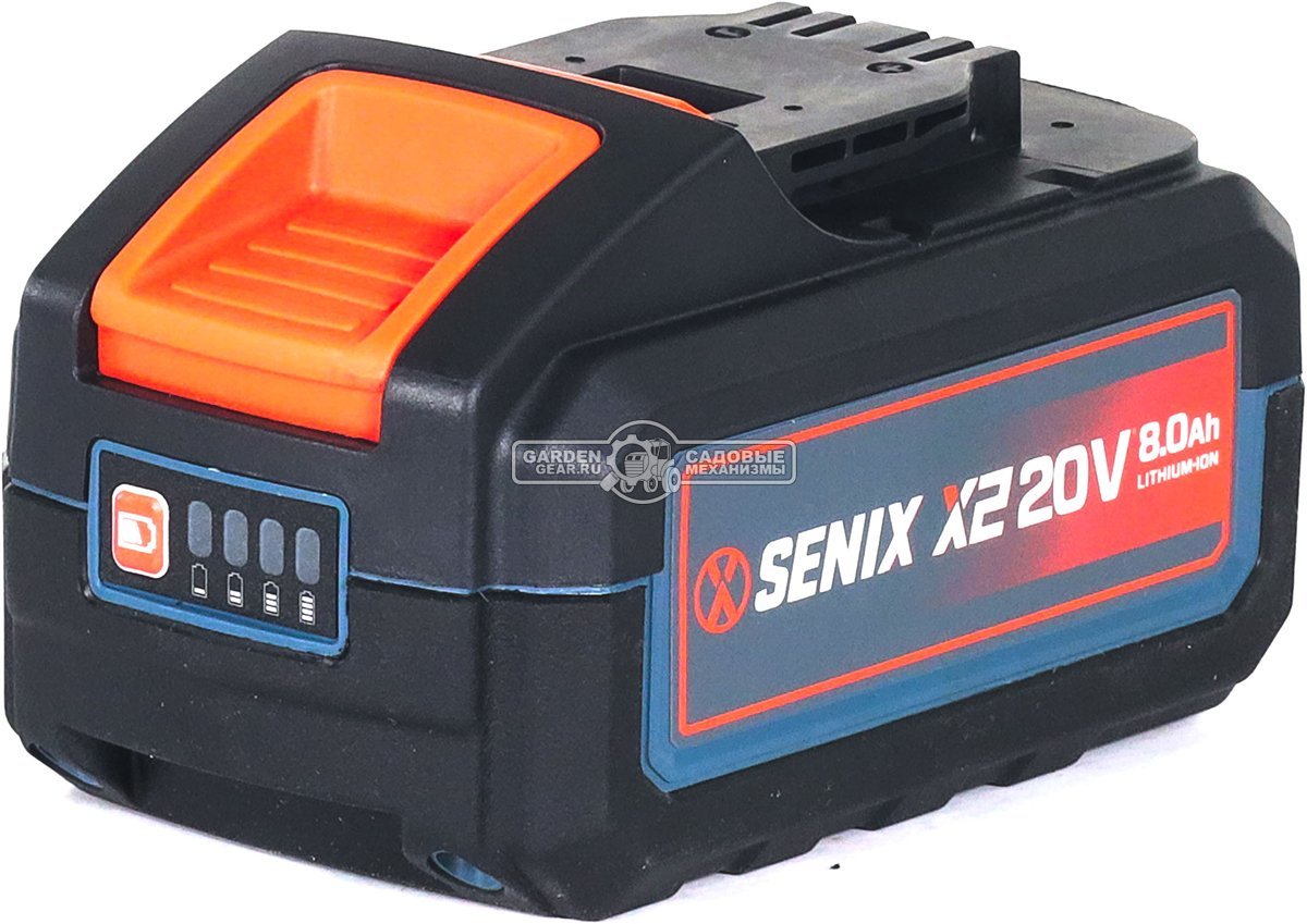 Аккумулятор Senix B80X2 (PRC, Li-ion, 20В, 8.0 А/ч)