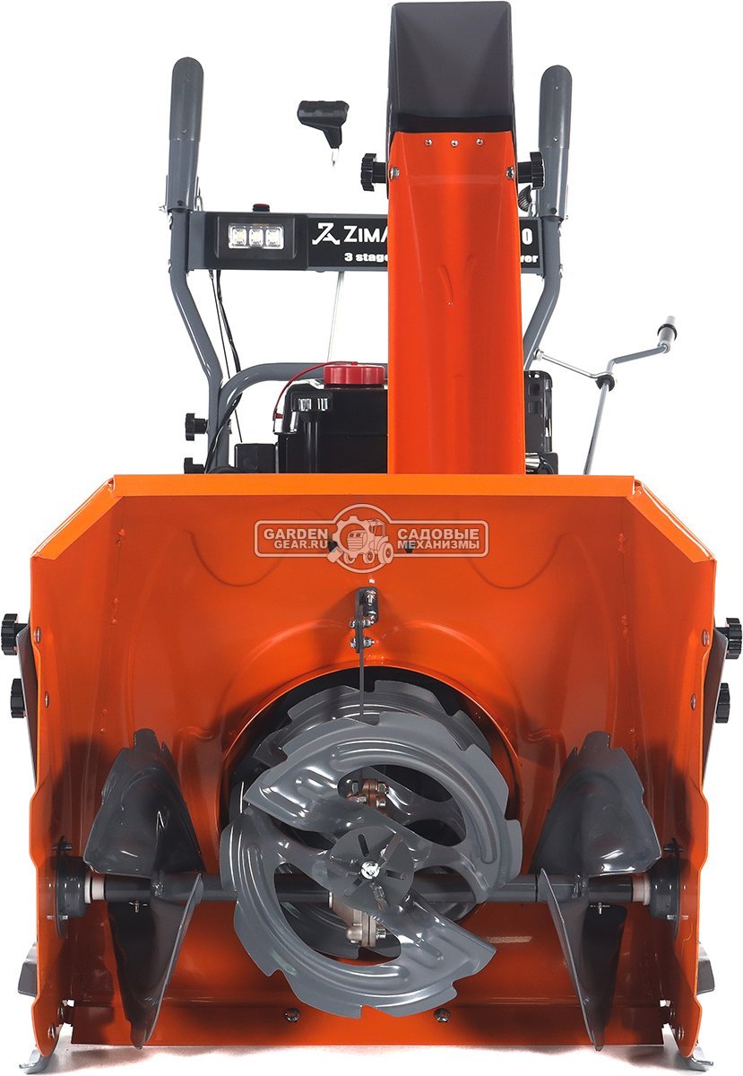 Снегоуборщик ZimAni ST424E PRO гусеничный (PRC, 61 см, LCT Storm Snow Force, 208 см3, скорости 6/2, фара, эл/стартер 220, 89 кг)