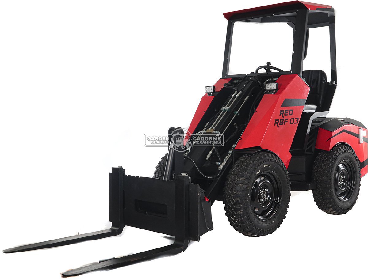Вилы погрузочные RED 105 см. для мини-погрузчика, 148 кг.